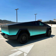 Load image into Gallery viewer, Precut Color Change PPF for Tesla Cybertruck (2024–2026) | DIY Black &amp; Glacier Blue PET Film