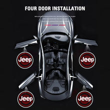 Cargar imagen en el visor de la galería, JEEP HD Door Welcome Light LED Projector Lamp for Jeep Renegade / Compass | 2-Piece Ghost Shadow