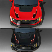 Load image into Gallery viewer, Hood Scoop Stripe Decal for Ford F-150 Raptor Gen 3 (2021–2023) | Precut Bonnet Vinyl Graphics
