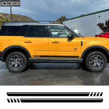 Load image into Gallery viewer, First Edition Carbon Fiber Door Side Stripe Decal for Ford Bronco 4-Door (2021–2025) | Vinyl Graphics Kit