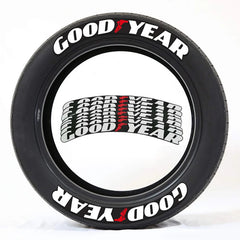 GOODYEAR 3D Wheel Logo Tyre Letter Sticker | OLPAY Cool Car Decal