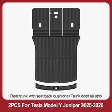 Cargar imagen en el visor de la galería, TPE Floor Mats &amp; Luggage Mat for Tesla Model Y Juniper Premium / Performance (2025+) | All-Weather Set