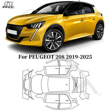 Cargar imagen en el visor de la galería, Precut PPF for Peugeot 208 (2019–2025) | TPU Paint Protection Film Clear Bra