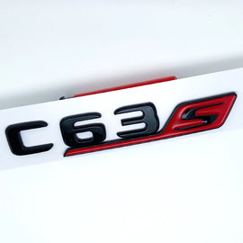 C63 / C63S V8 BITURBO Letters Emblem for Mercedes-Benz AMG | Fender / Trunk Badge Sticker