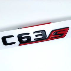 C63 / C63S V8 BITURBO Letters Emblem for Mercedes-Benz AMG | Fender / Trunk Badge Sticker