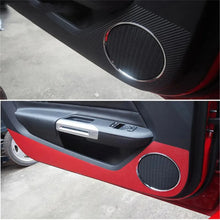 Load image into Gallery viewer, Carbon Fiber Door Anti-Kick Protection Sticker for Ford Mustang (2015-2021) | Sill Decal