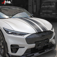 Load image into Gallery viewer, Ford Mustang Mach-E Hood &amp; Body Stripe Decal Kit – 3D Carbon Fiber Vinyl (2021–2023)