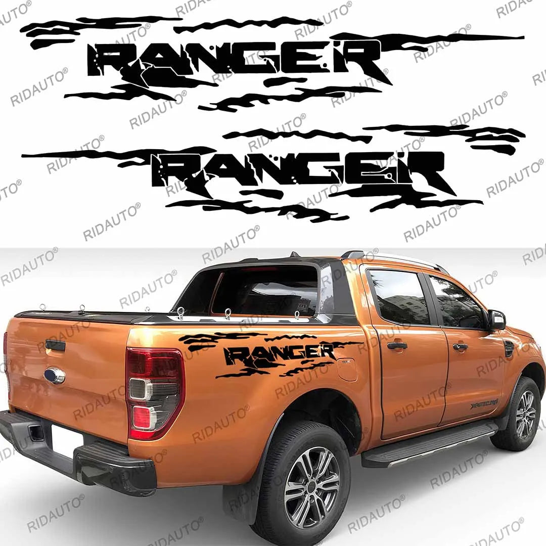 Logo Decal for Ford Ranger Raptor / XLT / XL / Lariat T6-T9 (2012-2025+) | 2-Piece Vinyl