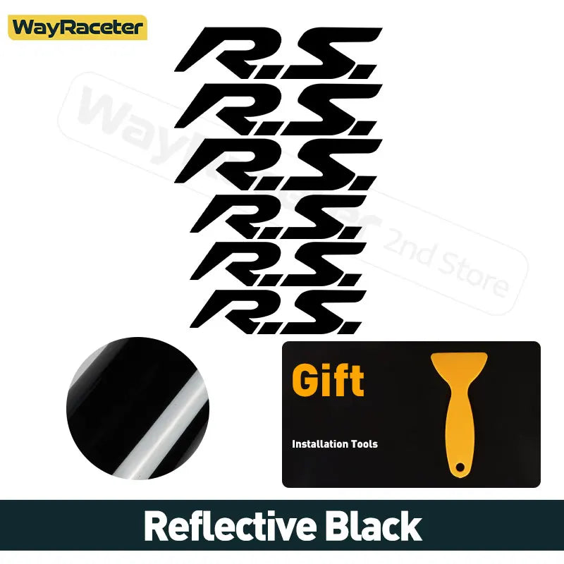 Renault Brake Caliper Decal Set – Hi-Temp Waterproof Reflective Vinyl | Megane RS, Clio, Sandero GT, Twingo, Laguna, Arkana (6 Pcs)