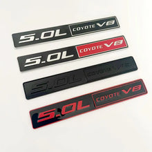Cargar imagen en el visor de la galería, 3D Metal 5.0 COYOTE V8 Rear Trunk / Fender Emblem Badge Sticker | Ford Car Accessory