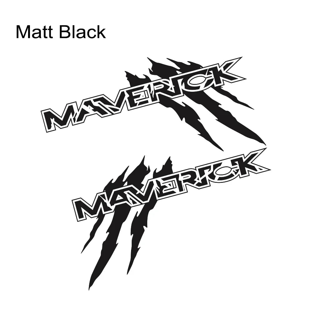 Ford Maverick Claw Style Pickup Bed Side Graphic Kit – Vinyl Decal (2 Pcs) | XLT, XL, V8 | 4 Sizes, 11 Finishes