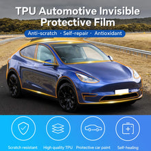 Cargar imagen en el visor de la galería, Precut PPF for Tesla Model Y (2020–2024) | 9-Mil TPU Paint Protection Film Clear Bra