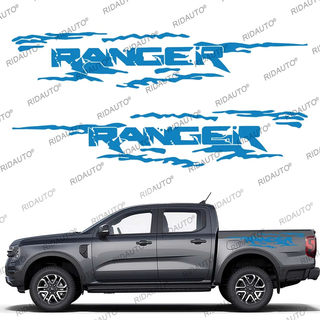 Door Side Sticker for Ford Ranger Raptor / XLT / XL / Lariat T6-T9 (2012-2025+) | Vinyl Decal