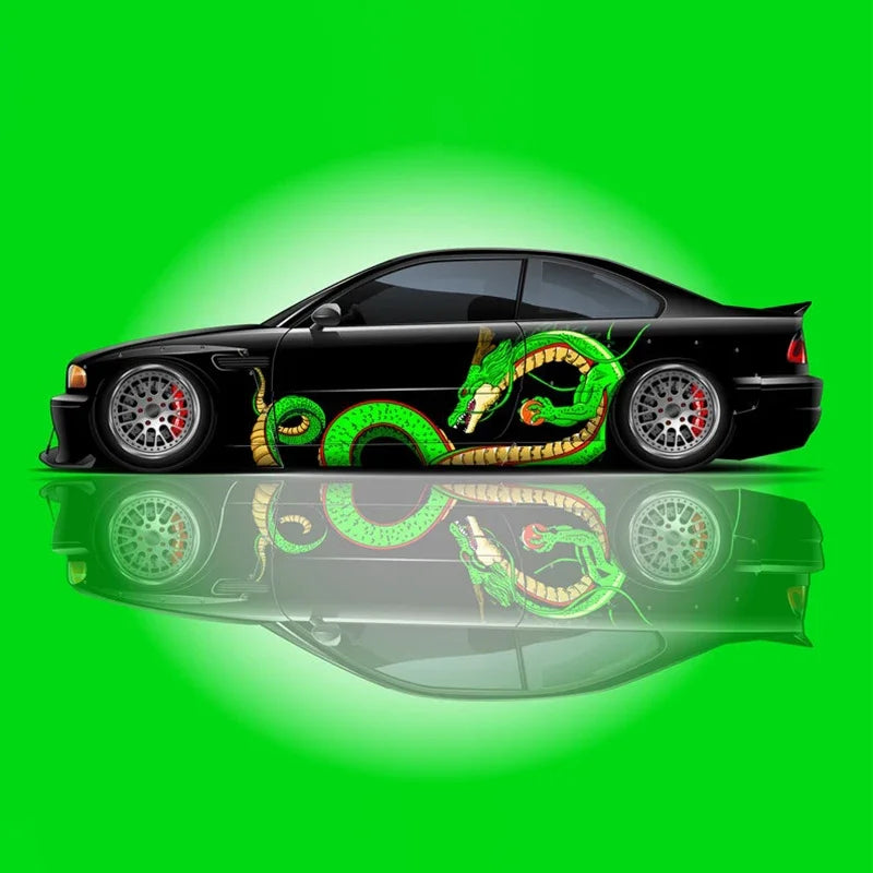 Shenron Chinese Dragon Car Livery - Large Side Vehicle Graphics Universal Vinyl Decal