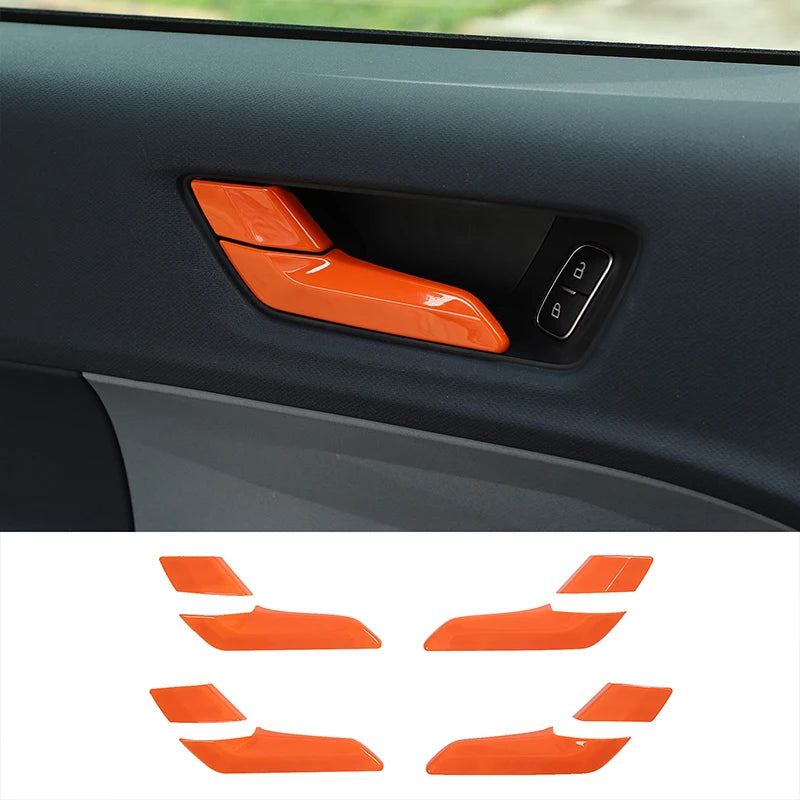 ABS Center Control Panel & Steering Wheel Decoration Trim for Ford Maverick (2022) | Orange / Color Options