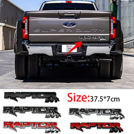 3D ABS Exterior Rear Trunk Fender Badge Emblem for Ford Raptor SVT / F-150 / Ranger | Multi-Color