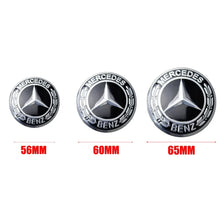 Cargar imagen en el visor de la galería, Wheel Center Hub Cap Resin Badge Emblem Sticker for Mercedes-Benz | 56mm / 60mm / 65mm