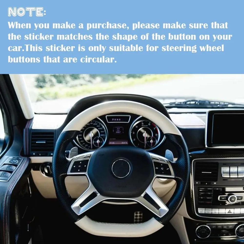 Window Button Repair Decal Sticker for Mercedes-Benz C-Class W204 / E-Class / A-Class / B-Class | Restore