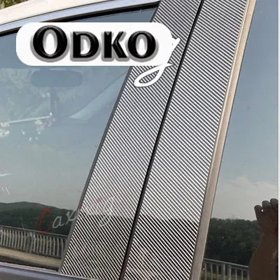 For Mercedes CLS C219 2006-2011 Car Pillar Posts Door Window Trim Cover Panel Stickers Styling Accessories Exterior Parts