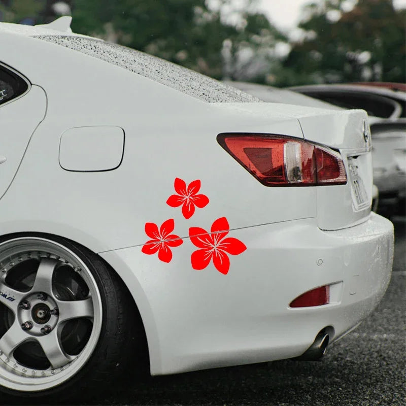 Flower Graphics Car Stickers - Multi-Size (6