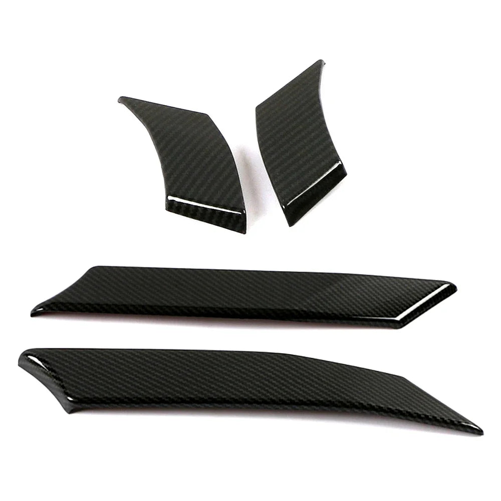 For Toyota Rav 4 Rav4 2019-2025 Carbon Fiber Color Car Door Window Bracket A Pillar Protection Cover C Pillar Trim ABS Sticker