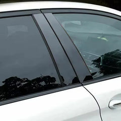 Glossy Black B & C Pillar Post Cover Sticker for Ford F-150 (2015–2021) | Window Door Trim