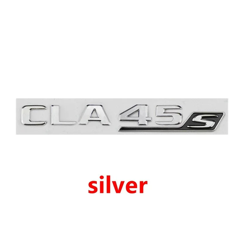CLA 45S Trunk Emblem Badge Letters for Mercedes-Benz W117 / X117 / C117 / CLA45 | Sticker