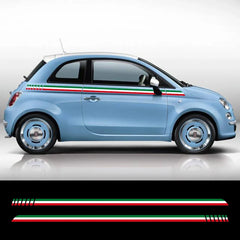 Italian Flag Racing Stripe Side Door Decal | Italy Tricolor Vinyl Graphic Sticker