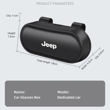 Cargar imagen en el visor de la galería, Sunglasses Storage Box Interior Accessory for Jeep Grand Cherokee / Compass | Black / Grey / Beige