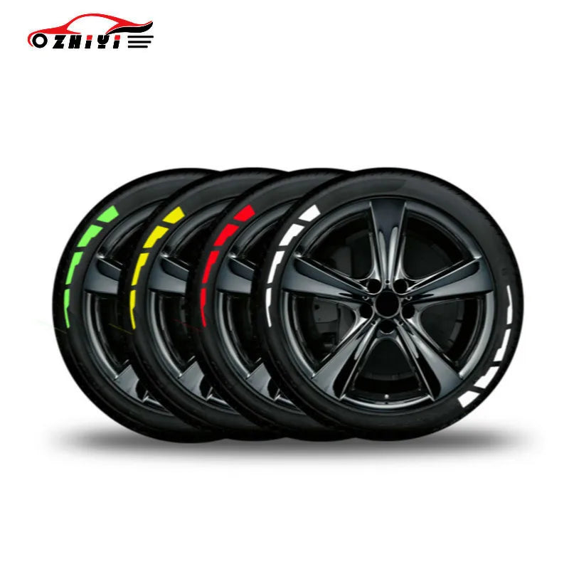 3D PVC Waterproof Tire Letter Stickers | OLPAY Car & Motorcycle