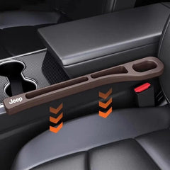 Seat Gap Filler Leak Strip with Storage Slot for Jeep Renegade / Wrangler | 2-Piece
