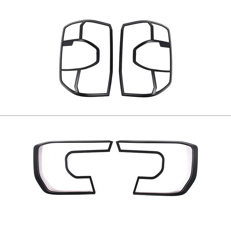 Headlight Cover Trim Front Lamp Strip for Ford Ranger T9 (2023–2024) | Matte Black ISO9001