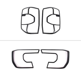 Headlight Cover Trim Front Lamp Strip for Ford Ranger T9 (2023–2024) | Matte Black ISO9001