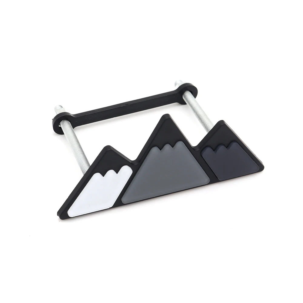 TRD Tri-Color Grille Badge Emblem for Toyota Tacoma / Tundra / 4Runner / Highlander | 3-Piece ABS Set