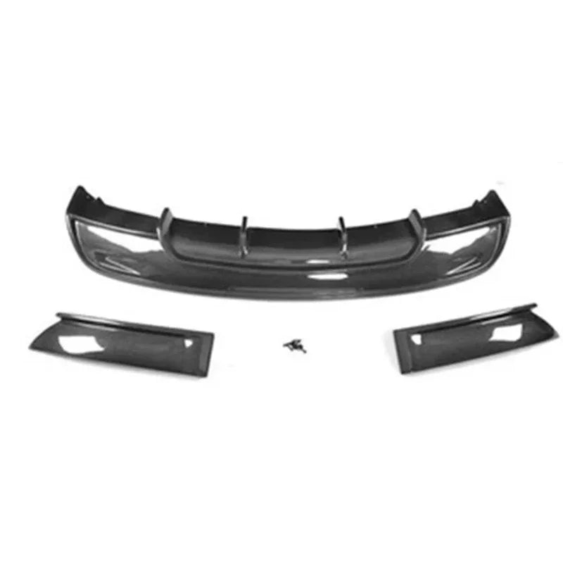Real Carbon Fiber Rear Bumper Diffuser & Splitters for Tesla Model S (2017+) | Back Lip Body Kit