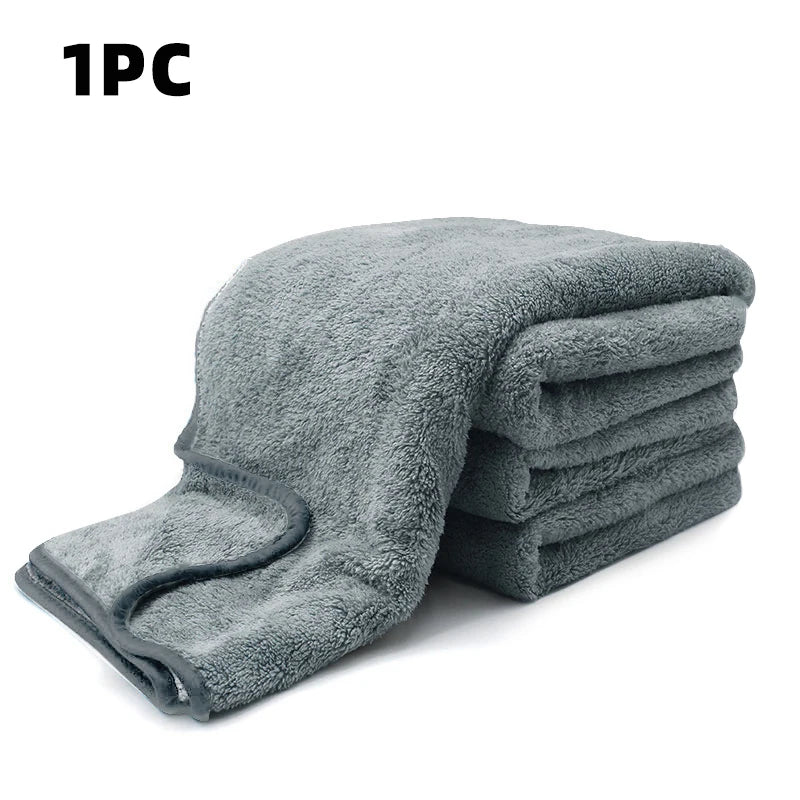 Microfiber Car Wash Towel | Fast-Drying Extra Soft Auto Cleaning Cloth (29.5"x13.8" & 23.6"x15.7")