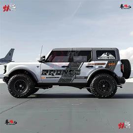 Custom Fashionable Full-Body Modification Vinyl Decal Kit for Ford Bronco | KK Sport Wrap