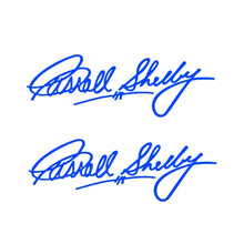 Load image into Gallery viewer, Carroll Shelby Interior &amp; Window Vinyl Decal for Ford Mustang | 2-Piece Sticker