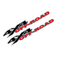 Load image into Gallery viewer, 4x4 Off-Road Graphic Decal for Ford F-150 / Silverado / Sierra / RAM / Dmax | 2-Piece Trunk Vinyl Sticker