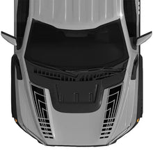 Load image into Gallery viewer, Custom Matte Black Engine Hood Stripe Kit | Front Graphics for Ford Raptor / Mustang