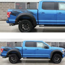 Load image into Gallery viewer, Matte Black Body &amp; Trunk Stripe Decal for Ford F-150 Raptor (2015–2019) | Sport Vinyl Graphics
