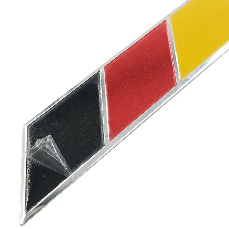 3D Germany Flag Car Sticker Decal | Universal Auto Accessory for Renault / Peugeot / Citroën