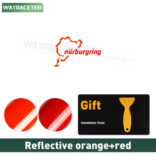 Cargar imagen en el visor de la galería, Edition 1 AMG A45 S Nürburgring Reflective Sticker | Wayraceter Window / Trunk Decal