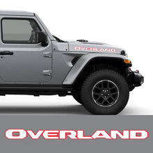 Load image into Gallery viewer, Engine Hood Decal for Jeep Gladiator Overland | Pickup Truck Vinyl Sticker Graphic
