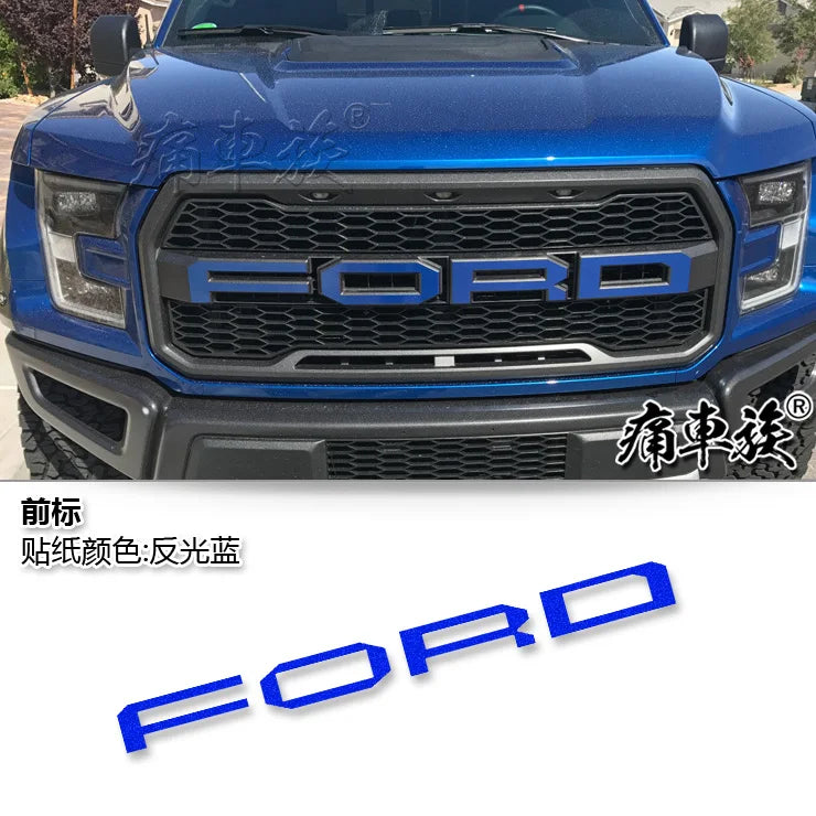 Custom Head Letter Vinyl Decal for Ford Raptor F-150 | KK Film Decorative Sticker