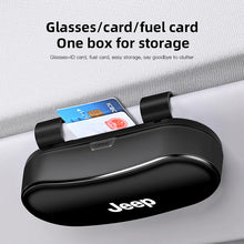 Cargar imagen en el visor de la galería, Sunglasses Storage Box Interior Accessory for Jeep Grand Cherokee / Compass | Black / Grey / Beige