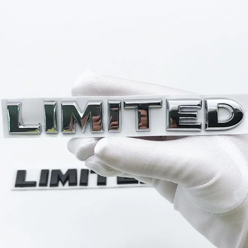 3D Metal Jeep 4x4 / Limited Letters Trunk Emblem Badge Sticker | Grand Cherokee Logo