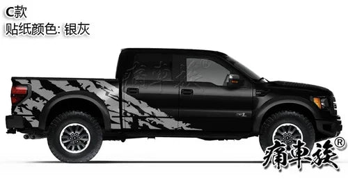 Full-Body Appearance Decoration Vinyl Kit for Ford F-150 Raptor | Custom KK Pickup Wrap