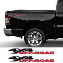Load image into Gallery viewer, 4x4 Off-Road Graphic Decal for Ford F-150 / Silverado / Sierra / RAM / Dmax | 2-Piece Trunk Vinyl Sticker