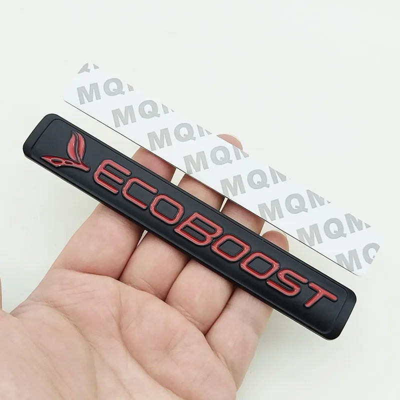 3D Metal EcoBoost Logo Emblem Badge Trunk Decal for Ford Focus / F-150 | Styling Sticker